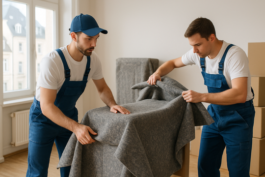 Versicherter Umzugsservice in Koblenz – Professionelle Helfer mit Schutzdecken
